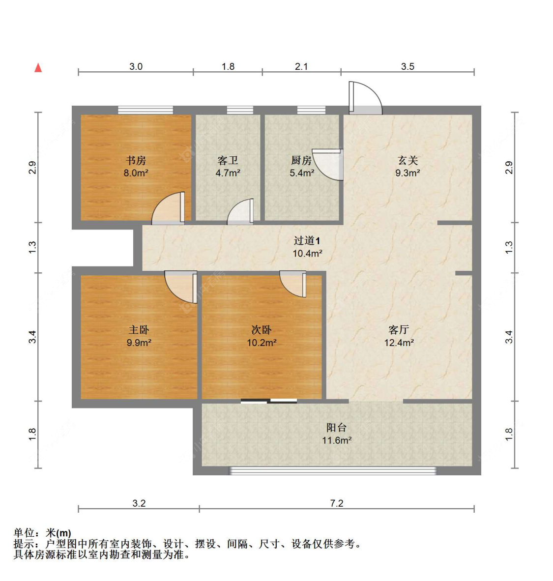 苏州金茂悦湖雅居在售二手房源户型图_小牛看房