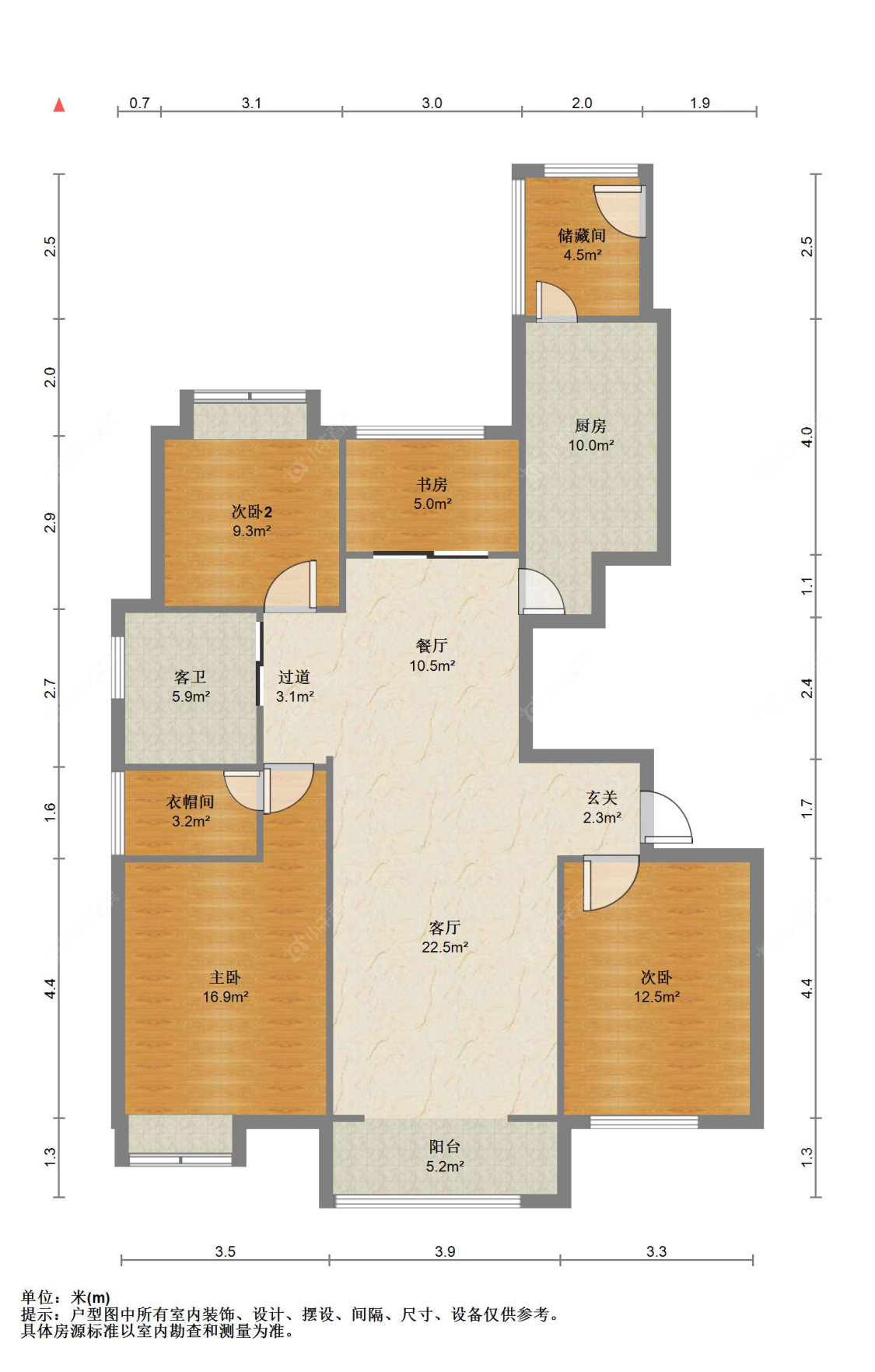 苏州缇香世家在售二手房源户型图_小牛看房
