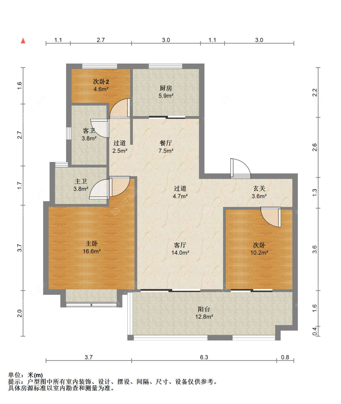 苏州碧桂园凤凰台在售二手房源户型图_小牛看房