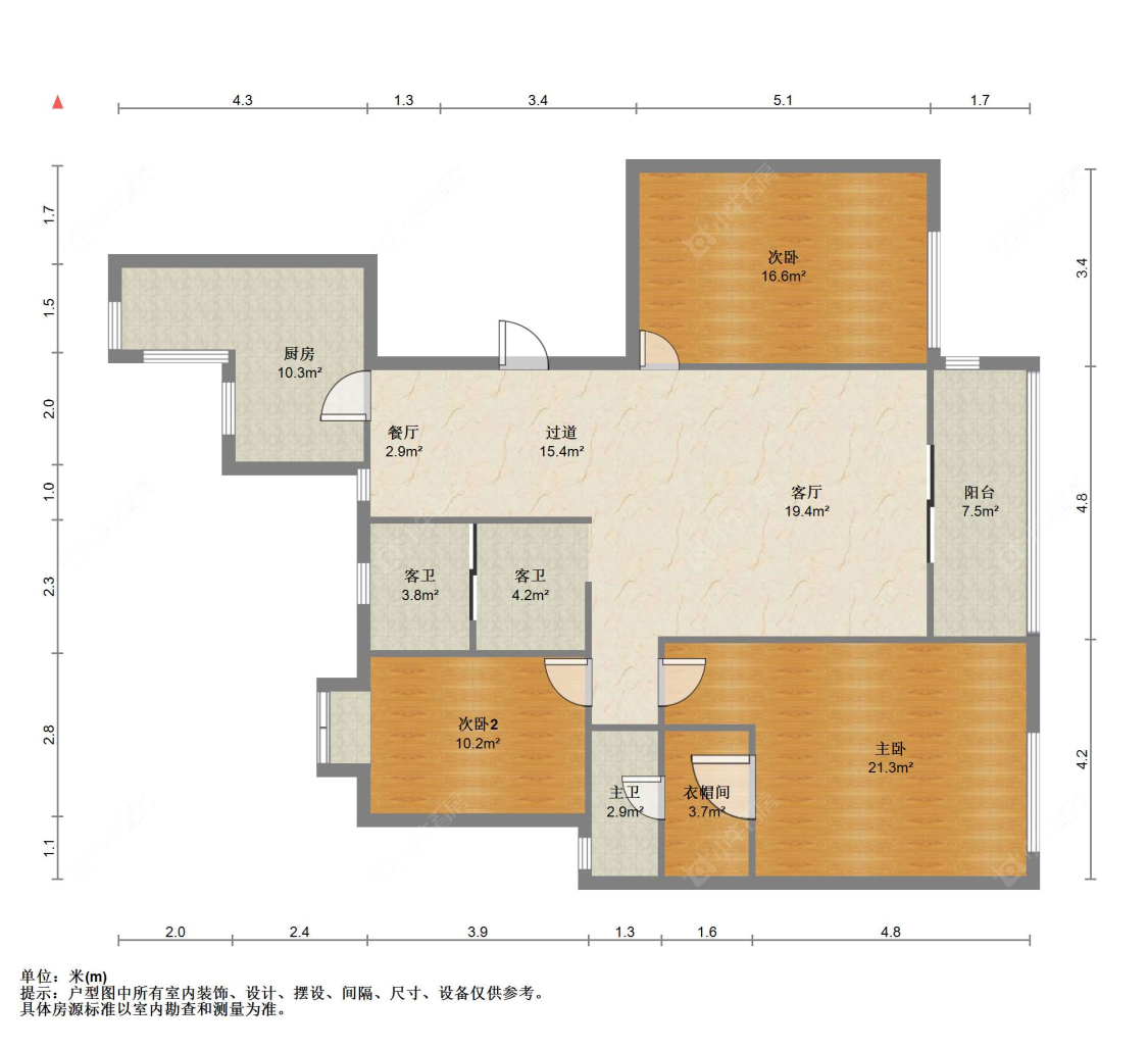 苏州蓝湖湾在售二手房源户型图_小牛看房