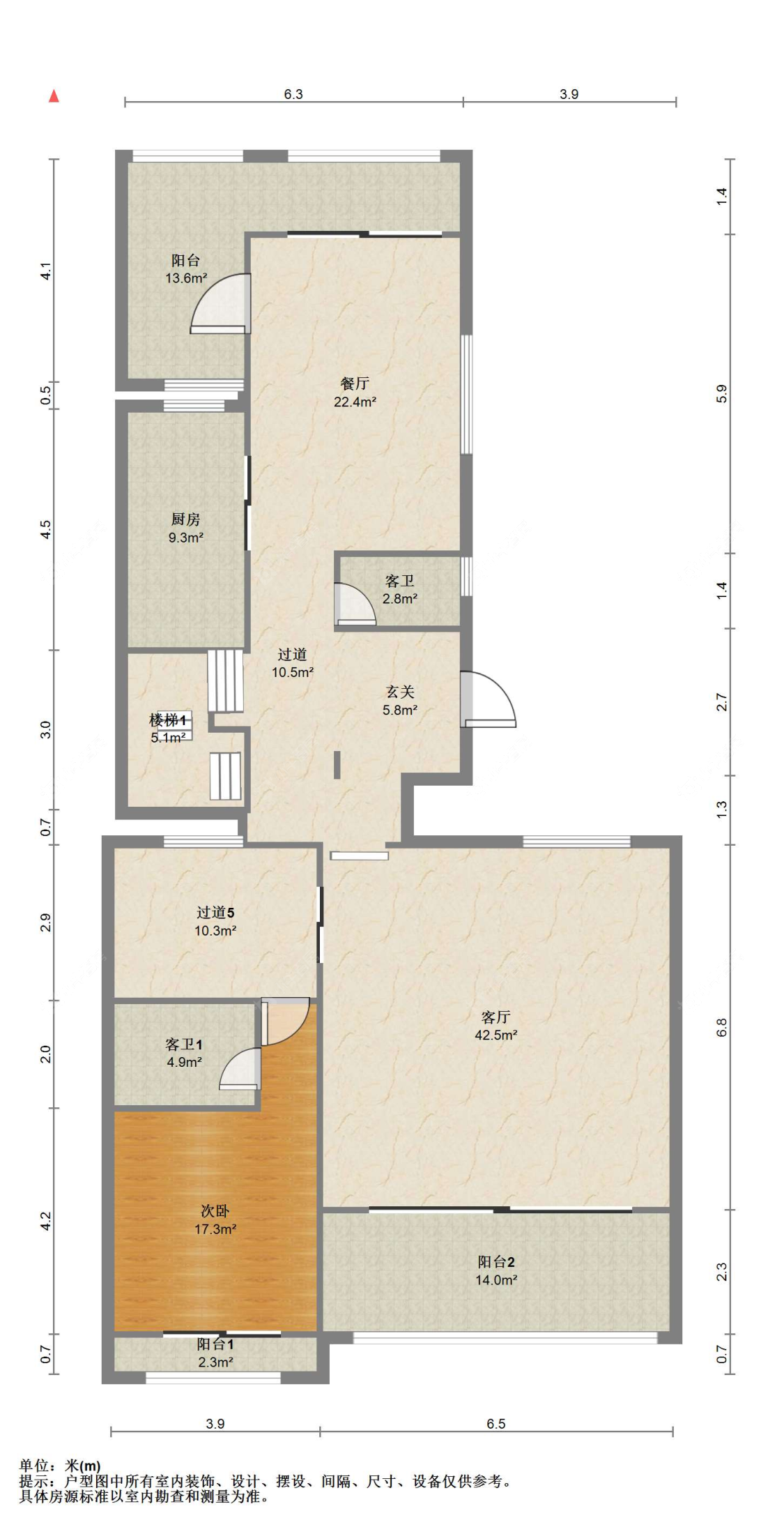 苏州香蜜湖公馆(别墅)东区在售二手房源户型图_小牛看房