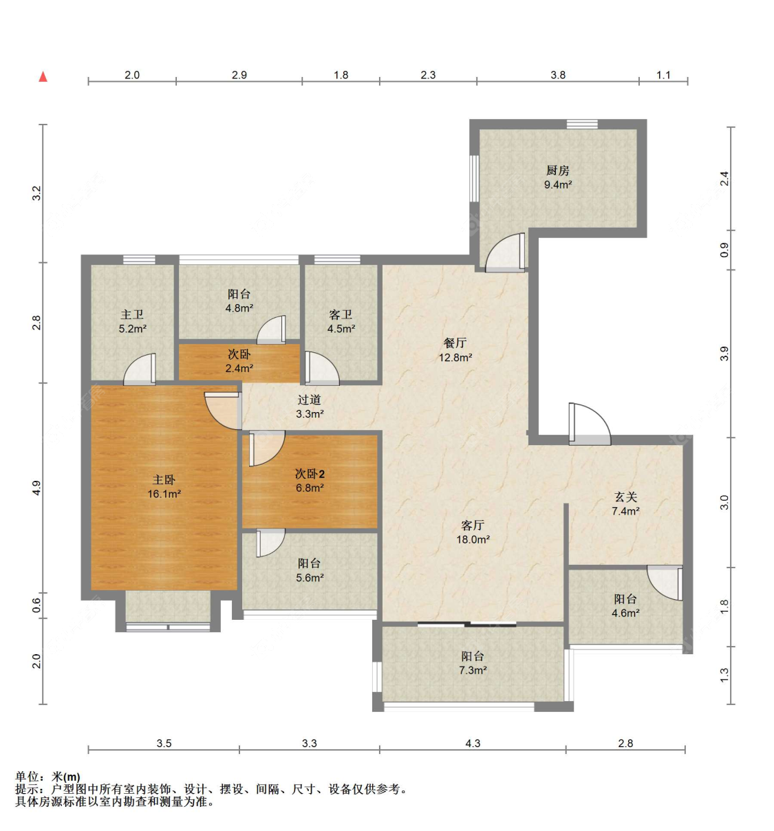 苏州世茂九溪墅(住宅)在售二手房源户型图_小牛看房