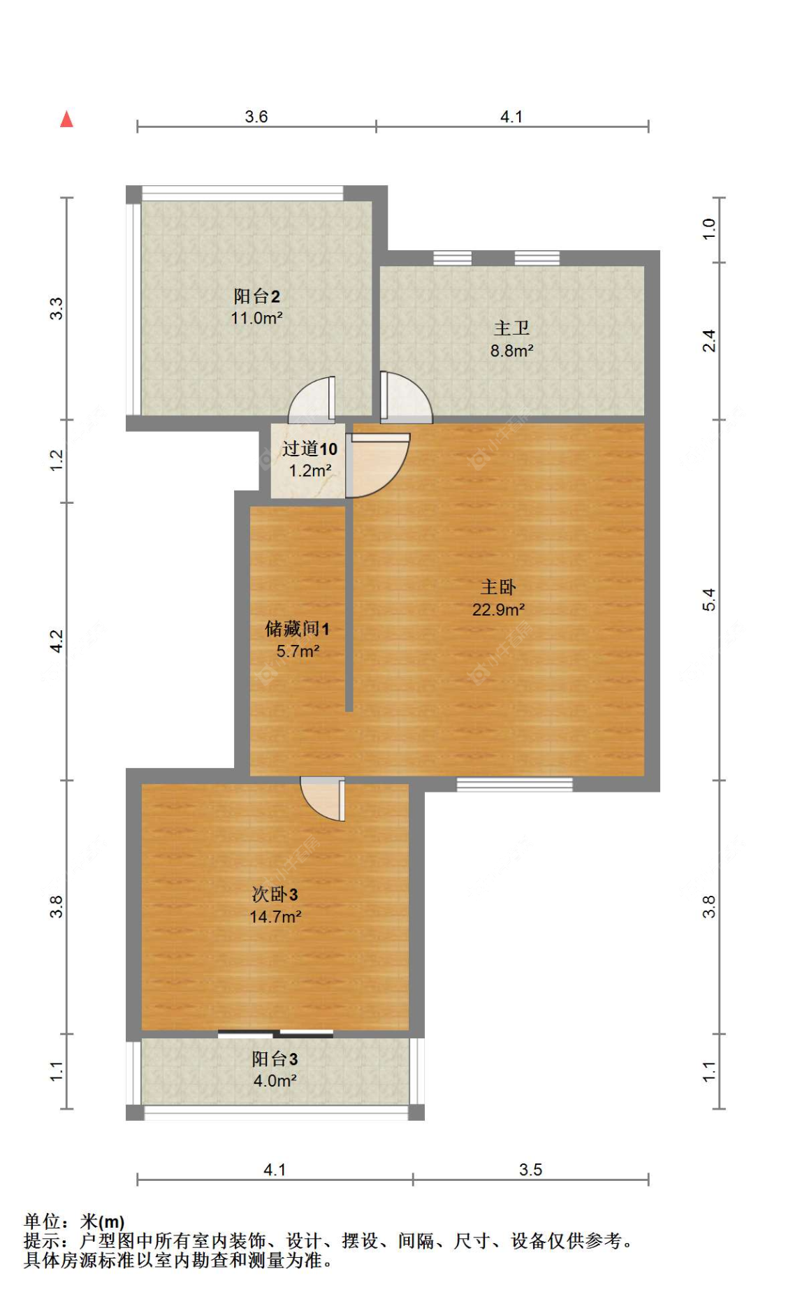 苏州金科廊桥雅苑(别墅)在售二手房源户型图_小牛看房