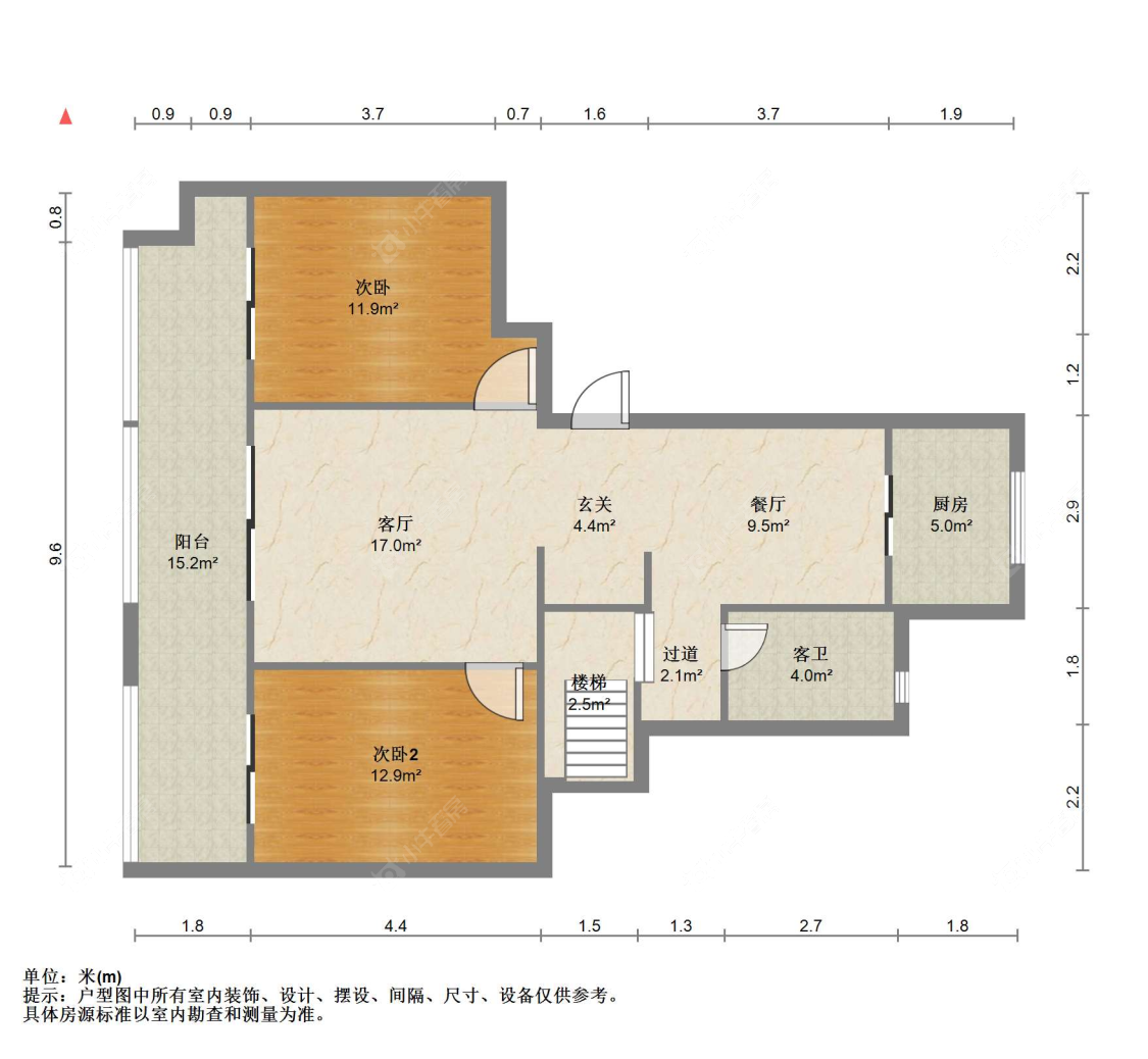 苏州世茂九溪墅(住宅)在售二手房源户型图_小牛看房