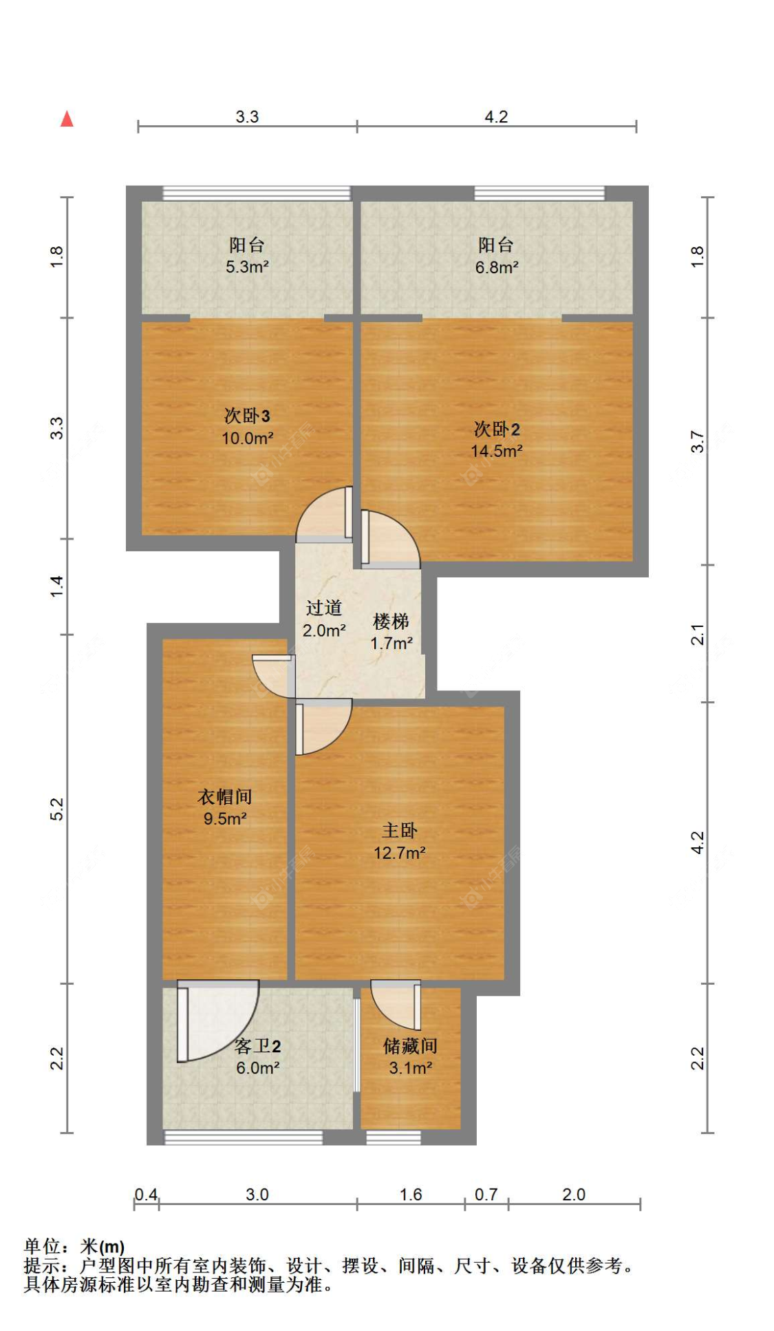 苏州中梁壹号院(一期)在售二手房源户型图_小牛看房