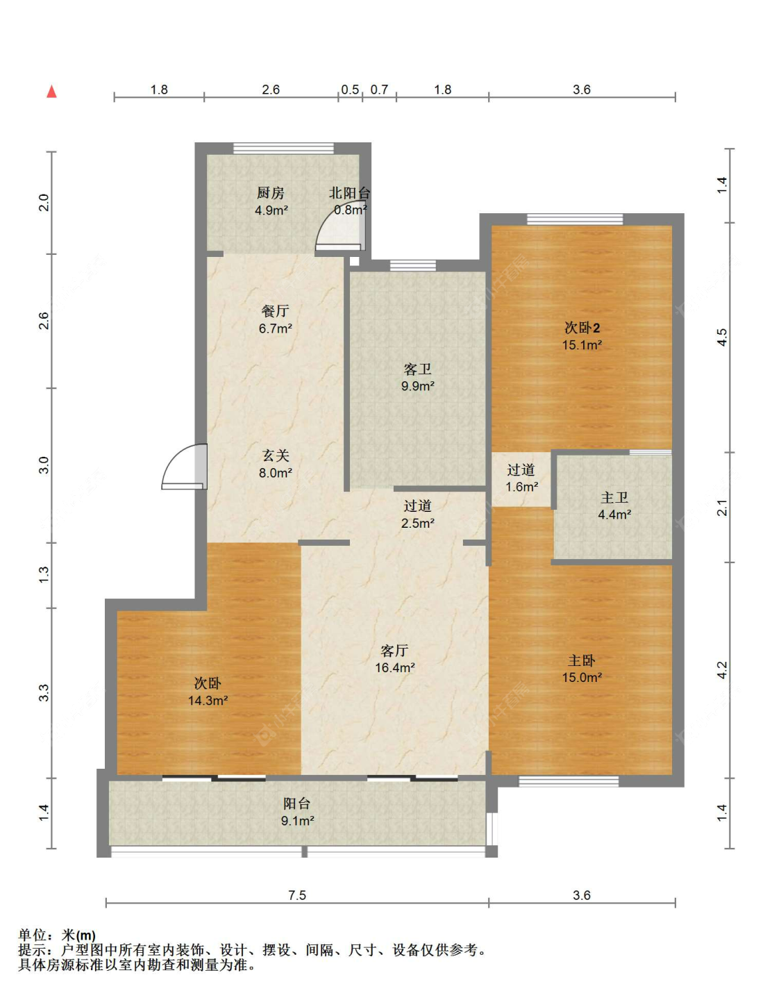 苏州皇家首座(东区)在售二手房源户型图_小牛看房