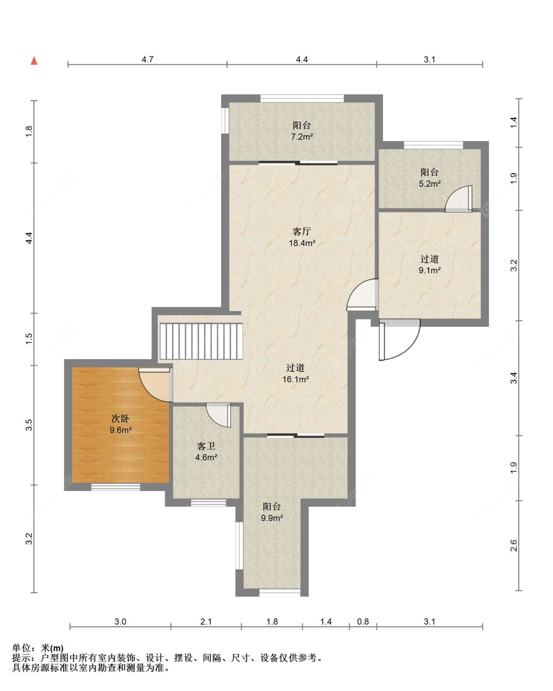 苏州世茂九溪墅(住宅)在售二手房源户型图_小牛看房