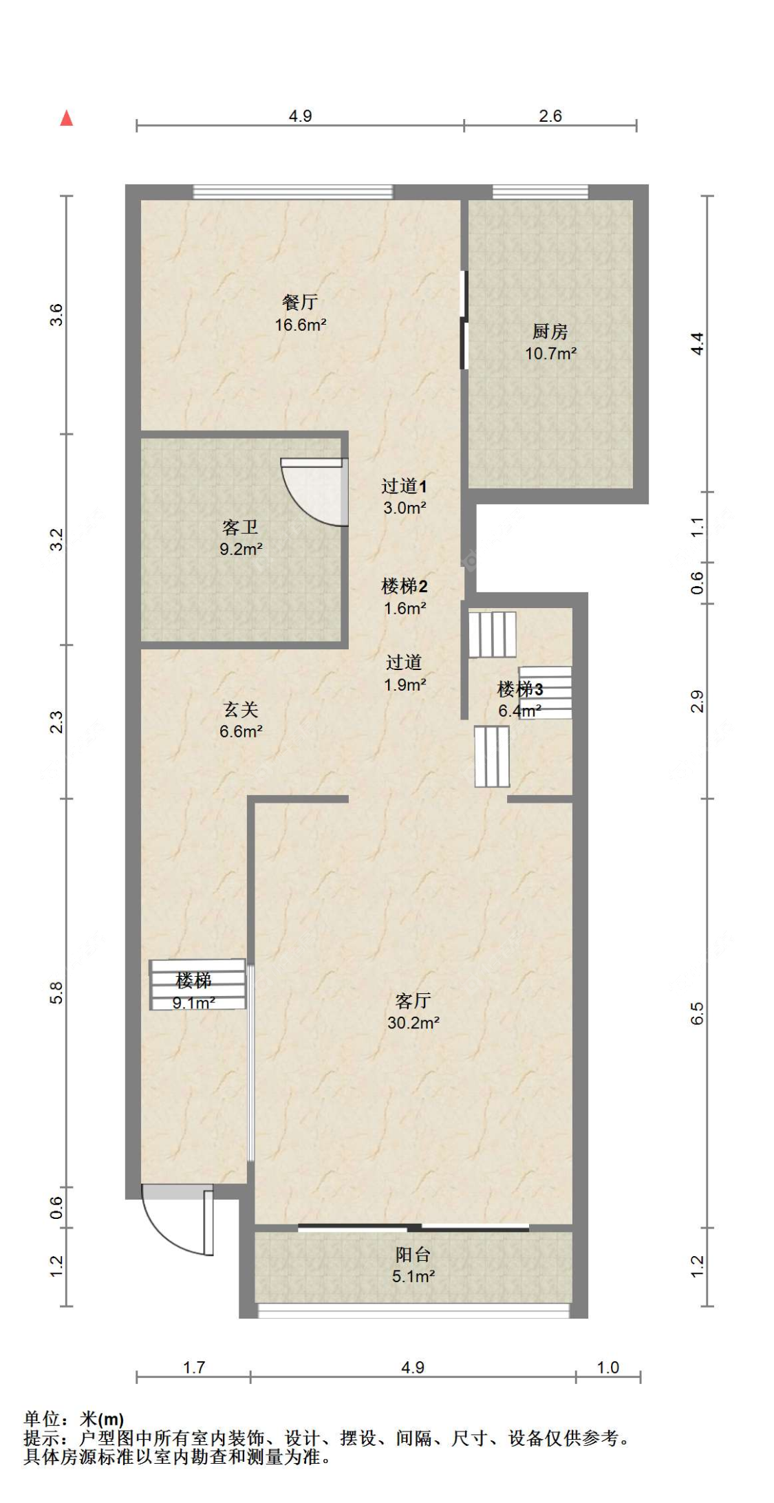 苏州香蜜湖公馆(别墅)东区在售二手房源户型图_小牛看房