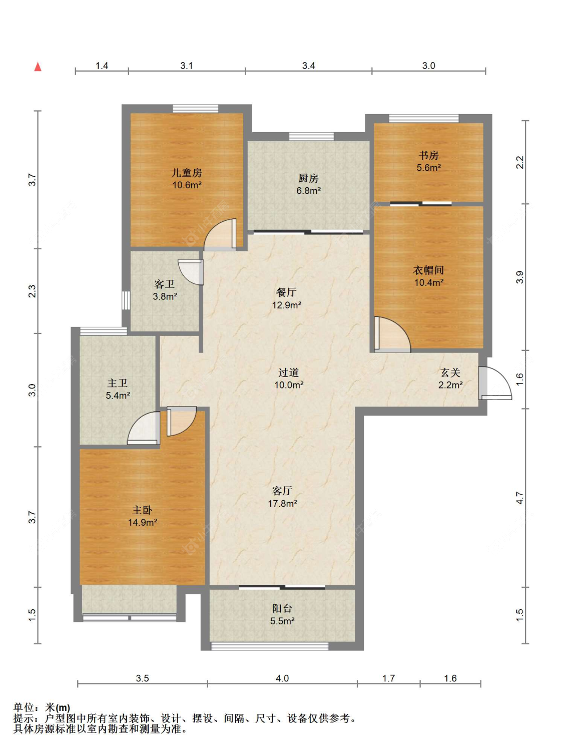 苏州中锐尚城国际在售二手房源户型图_小牛看房