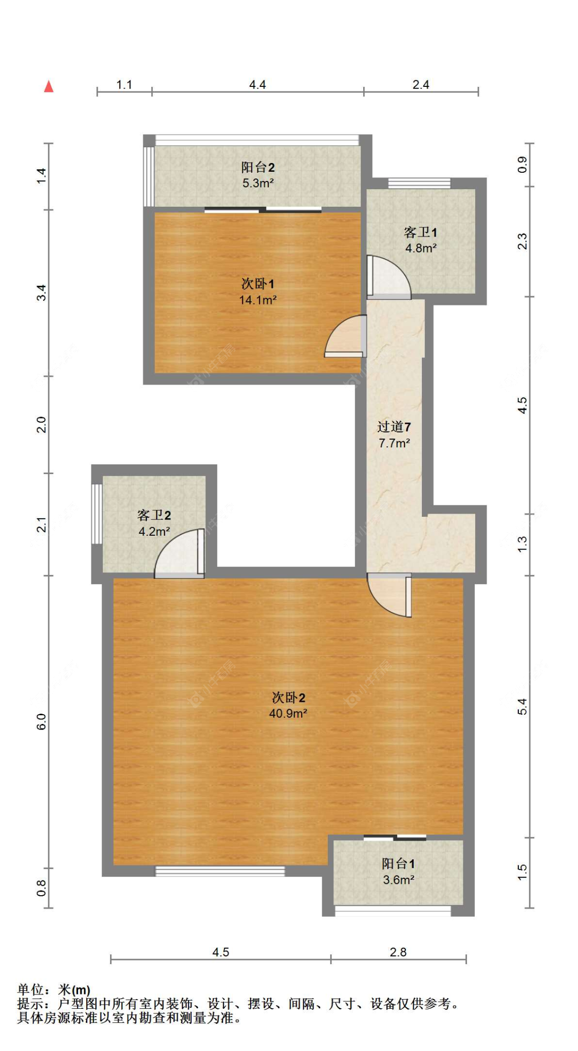 苏州新珑湾在售二手房源户型图_小牛看房