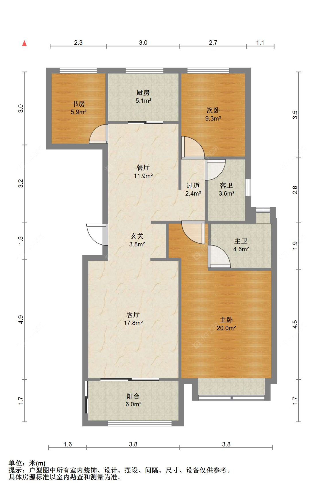 苏州建发泱誉在售二手房源户型图_小牛看房