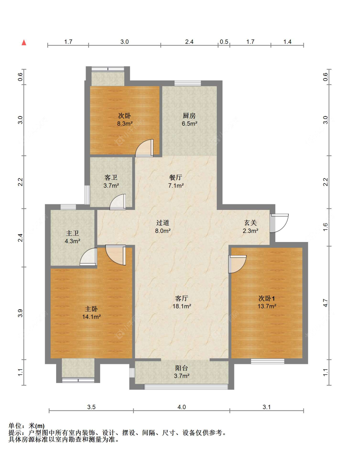 苏州新乘北苑四期在售二手房源户型图_小牛看房
