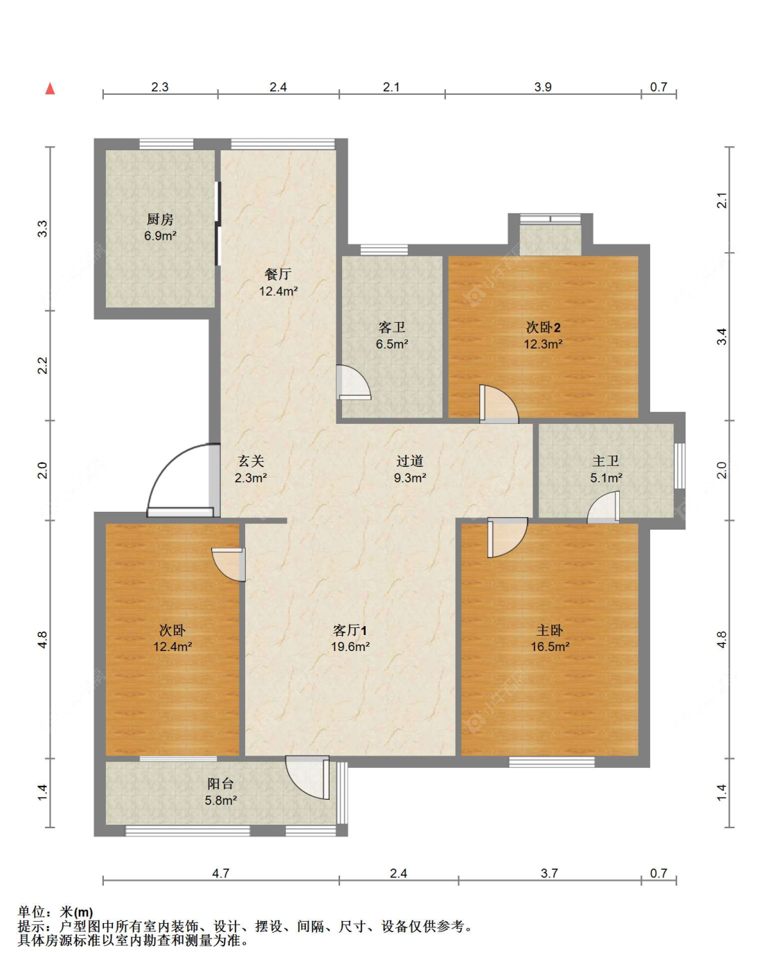 苏州名都花苑(东区)在售二手房源户型图_小牛看房
