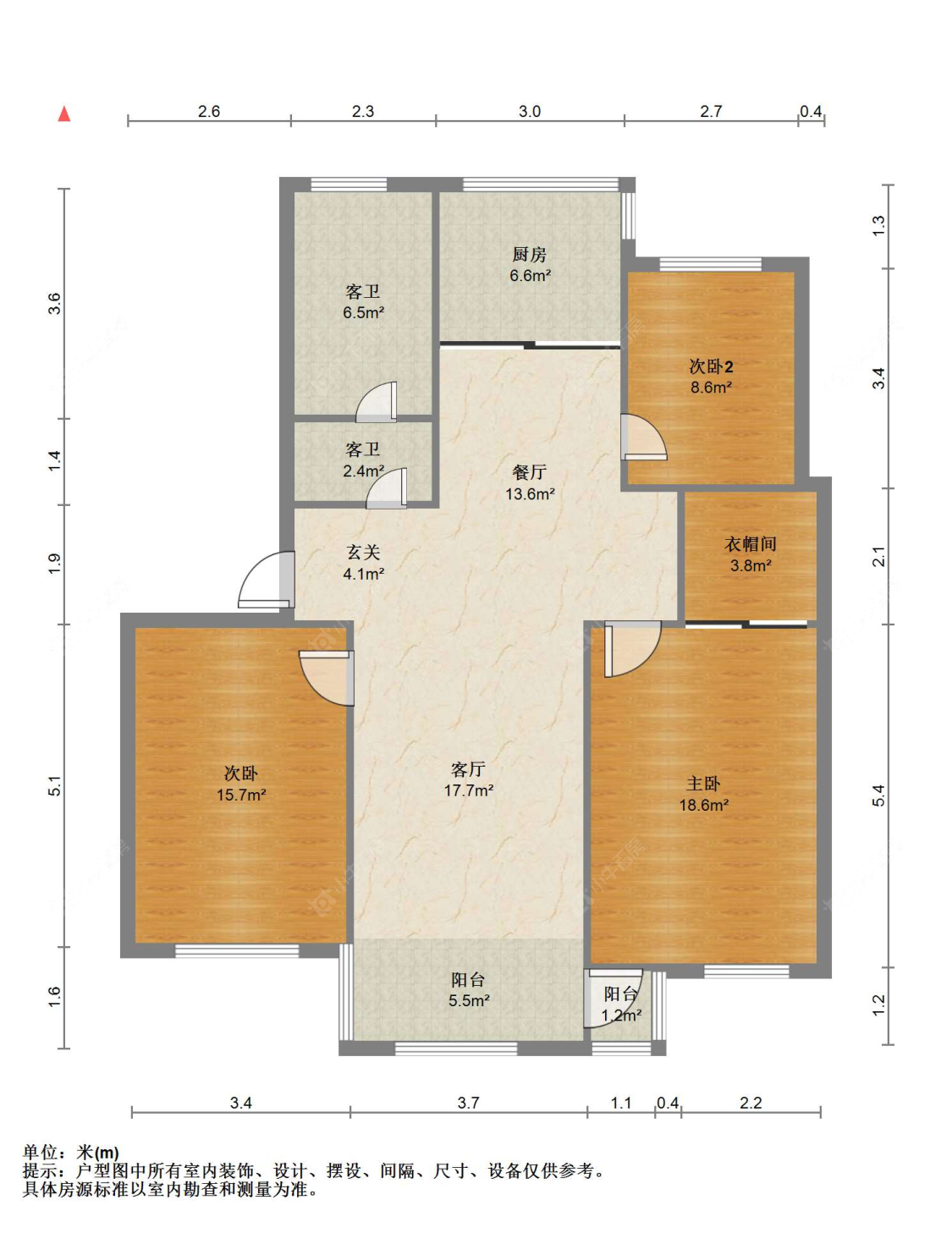 苏州名都花苑(东区)在售二手房源户型图_小牛看房
