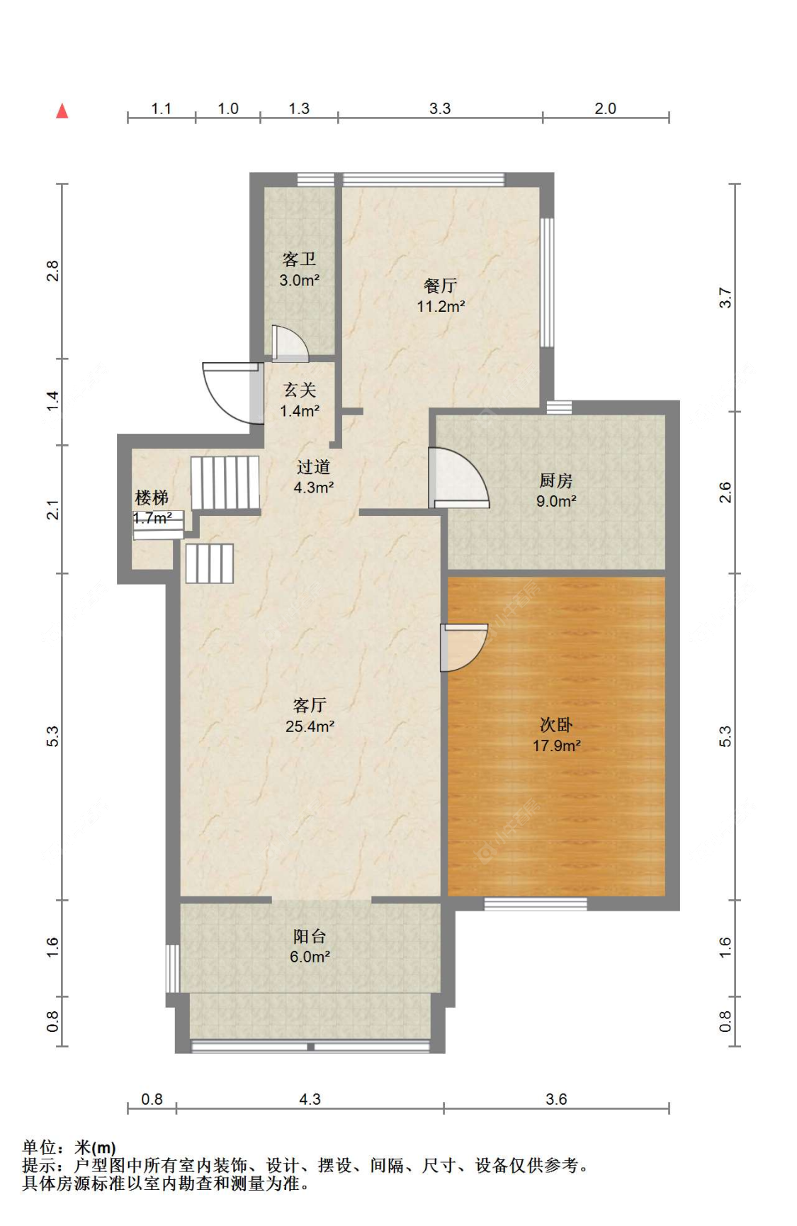 苏州中南樾府在售二手房源户型图_小牛看房