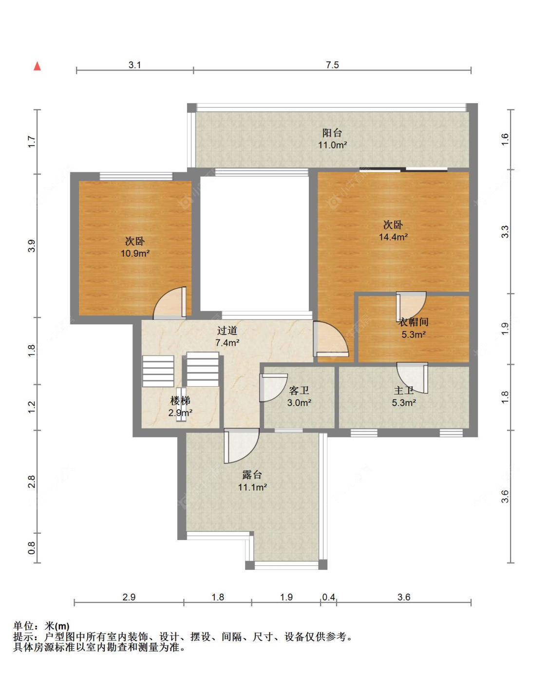 苏州湖悦天境在售二手房源户型图_小牛看房