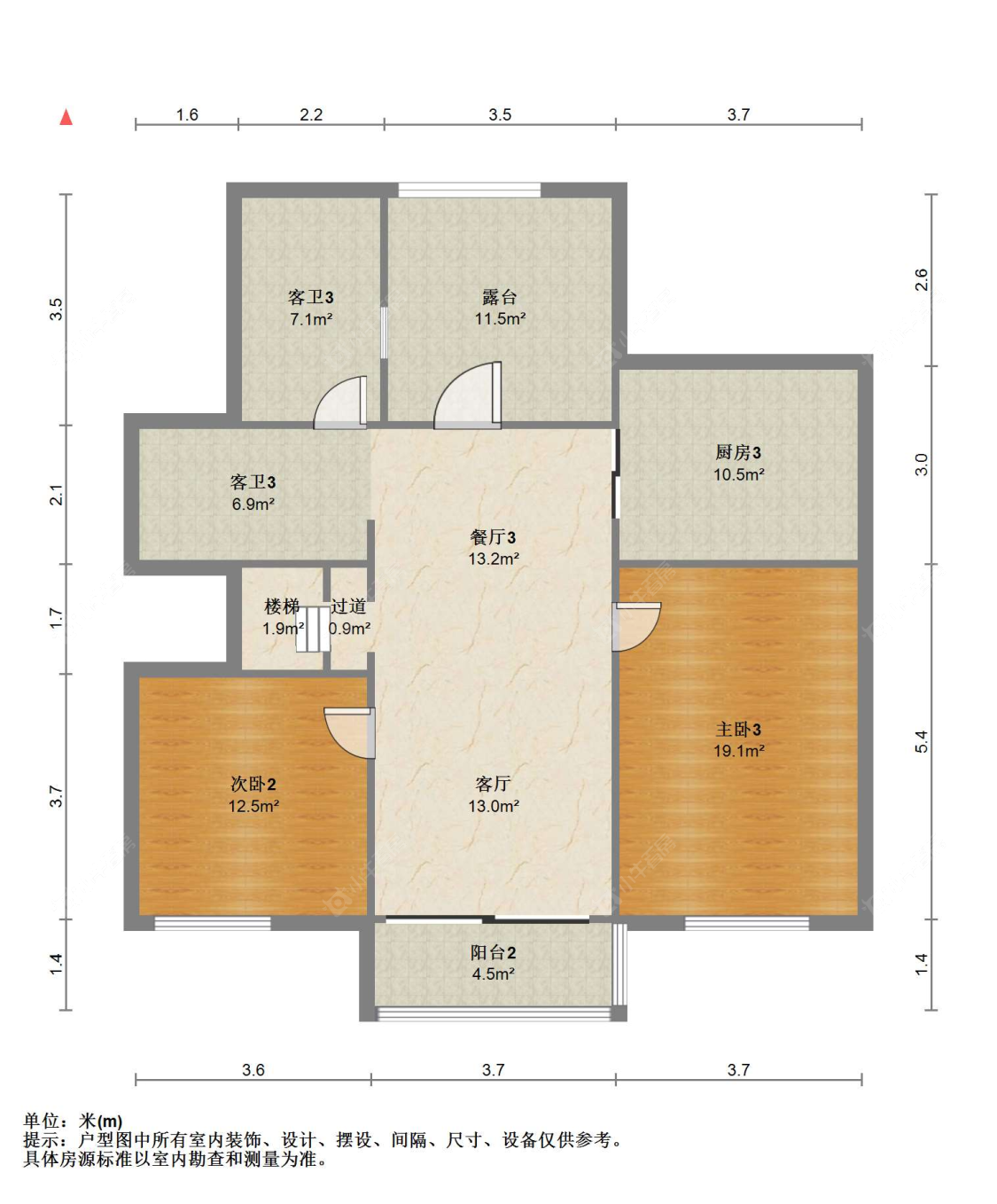 苏州小城市新村在售二手房源户型图_小牛看房