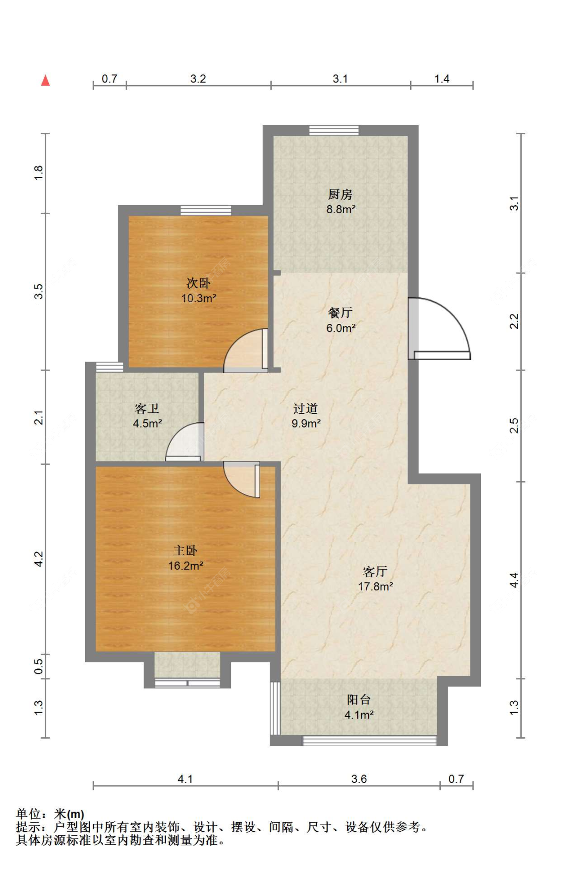 苏州南新花苑在售二手房源户型图_小牛看房