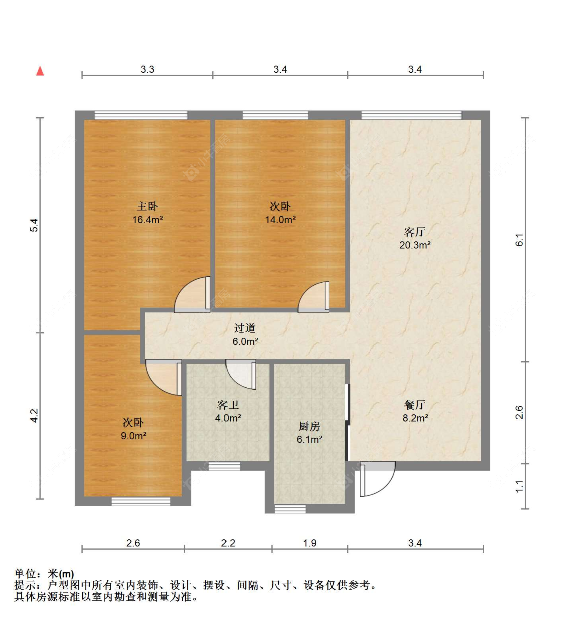 苏州汇金新城在售二手房源户型图_小牛看房
