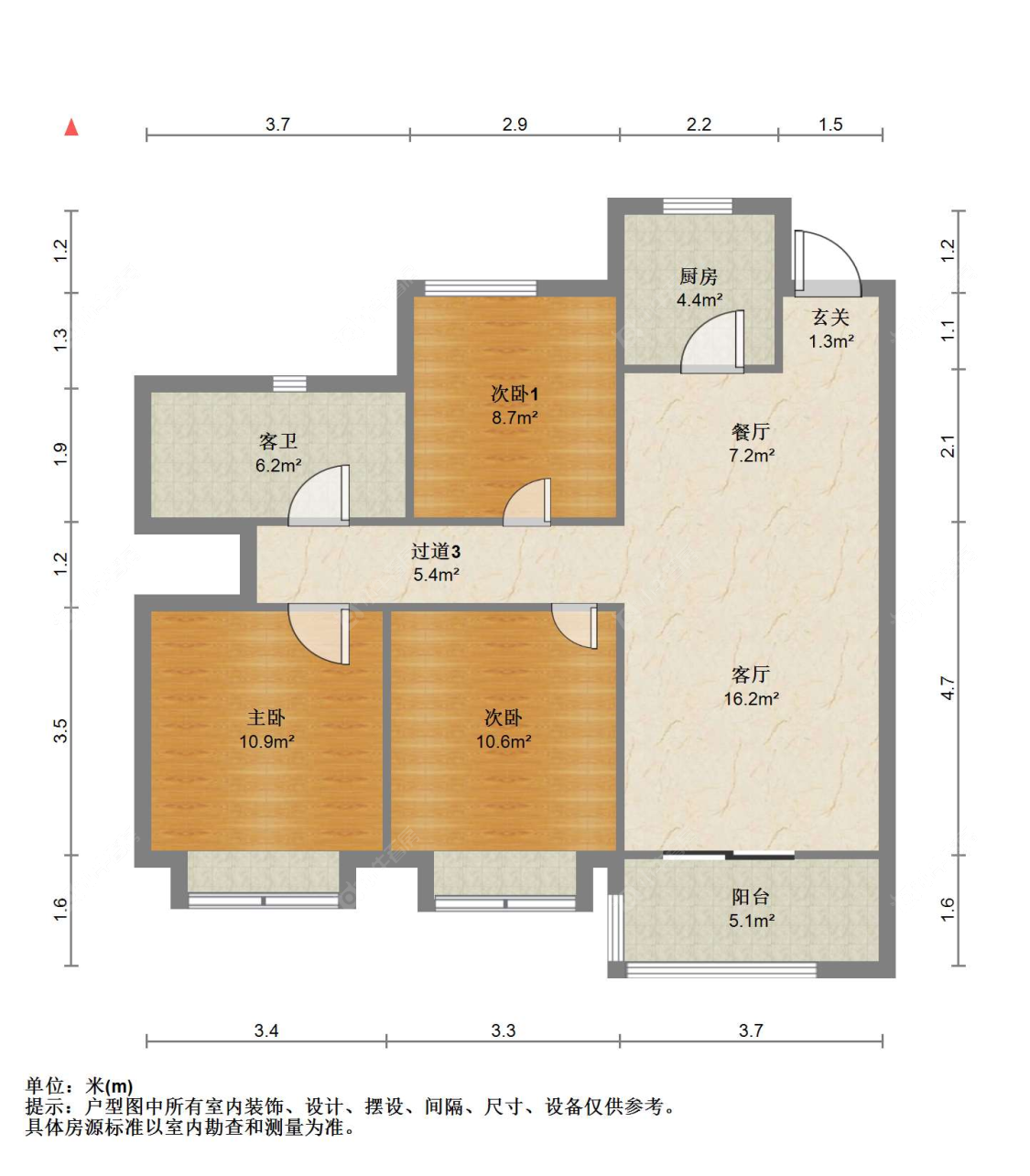 苏州建发泱誉在售二手房源户型图_小牛看房