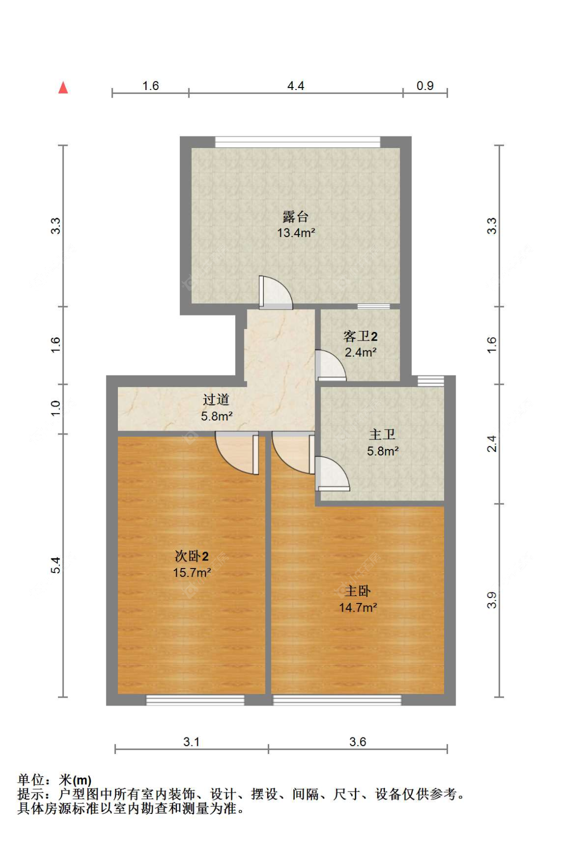 苏州百桥花园在售二手房源户型图_小牛看房
