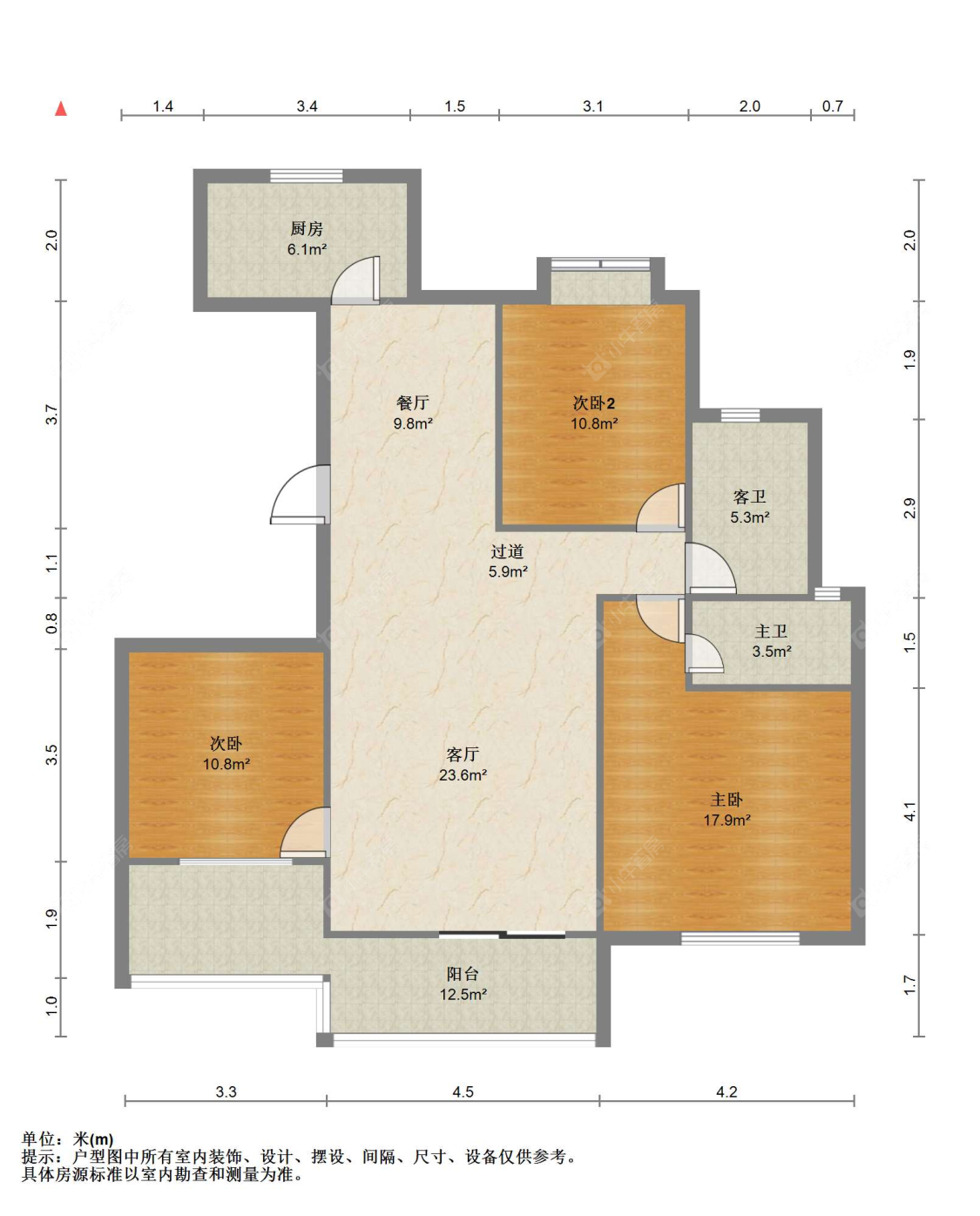 苏州蓝湖湾在售二手房源户型图_小牛看房