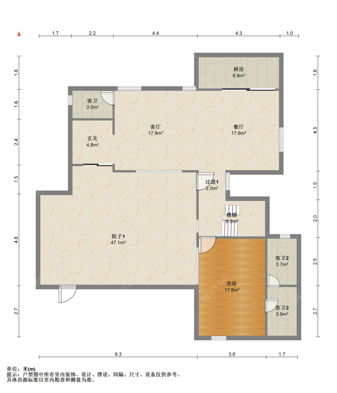 苏州世茂九溪墅(别墅)在售二手房源户型图_小牛看房