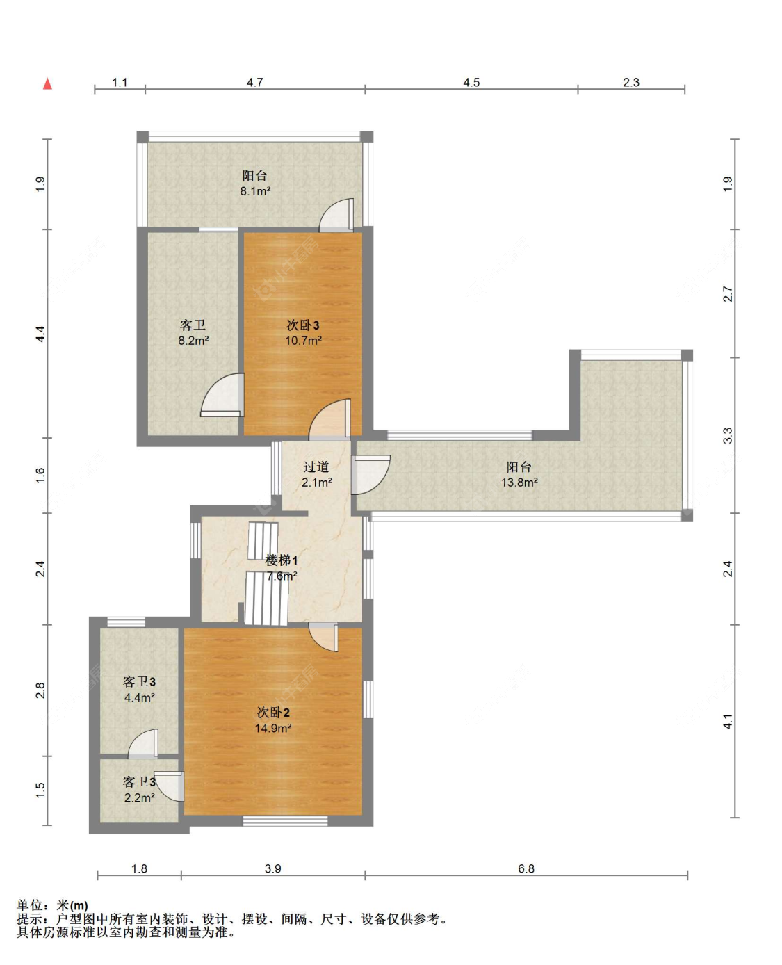 苏州世茂九溪墅(别墅)在售二手房源户型图_小牛看房