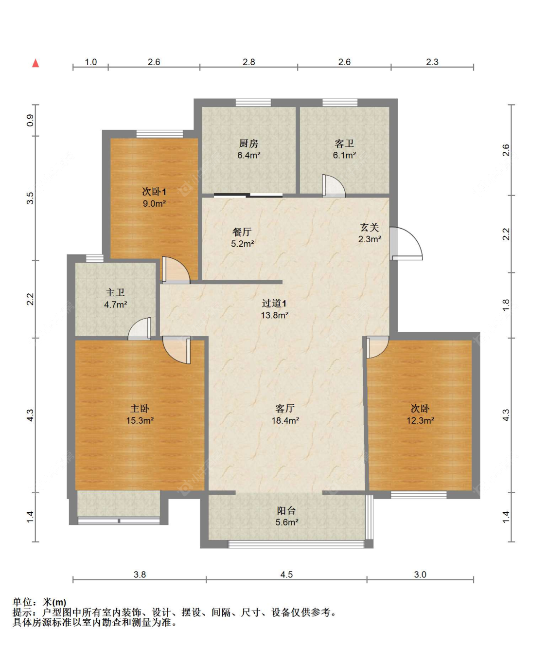 苏州荣盛锦苑在售二手房源户型图_小牛看房