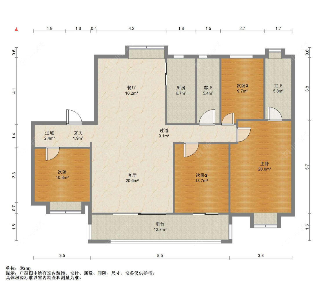 苏州云樾兰庭在售二手房源户型图_小牛看房