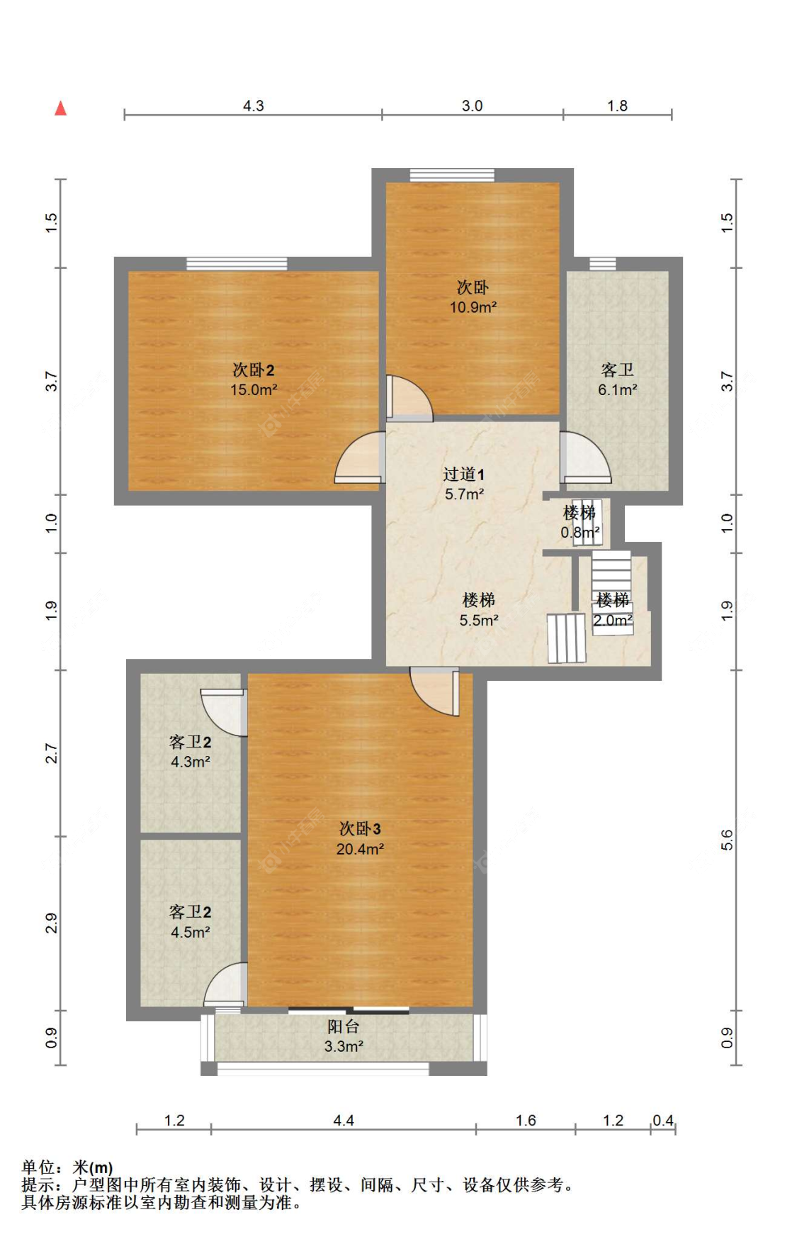 苏州世茂九溪墅(别墅)在售二手房源户型图_小牛看房