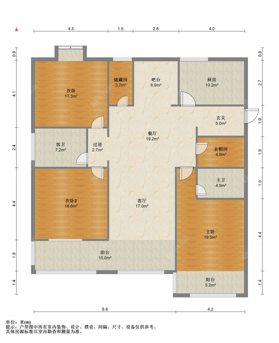 苏州玲珑湾在售二手房源户型图_小牛看房