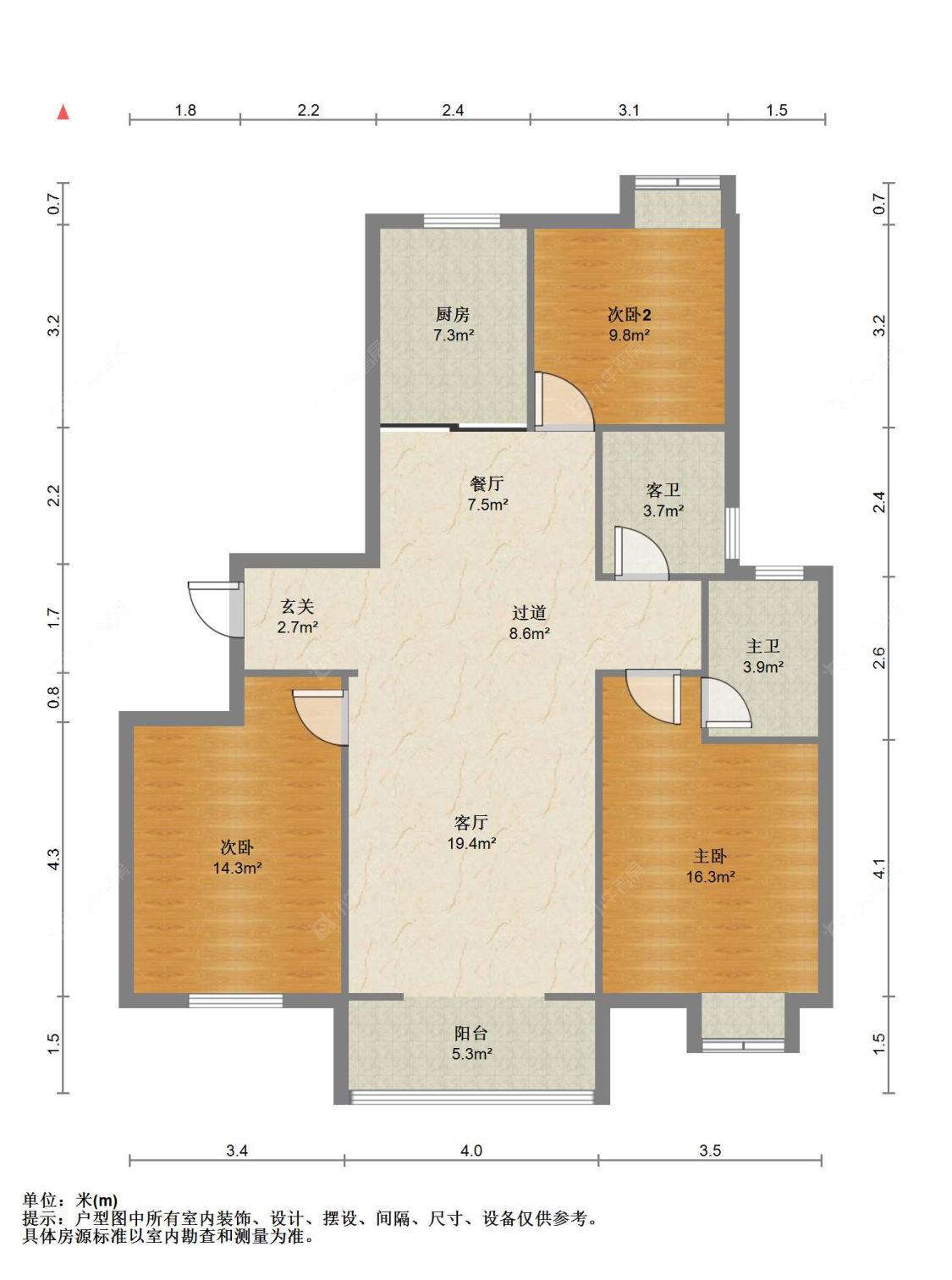 苏州新乘北苑四期在售二手房源户型图_小牛看房
