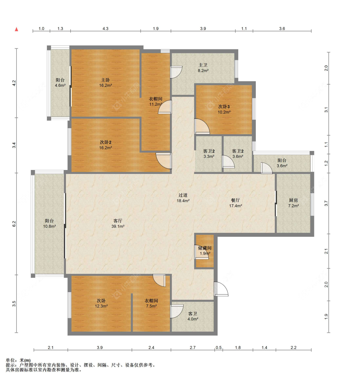 苏州世茂九溪墅(住宅)在售二手房源户型图_小牛看房
