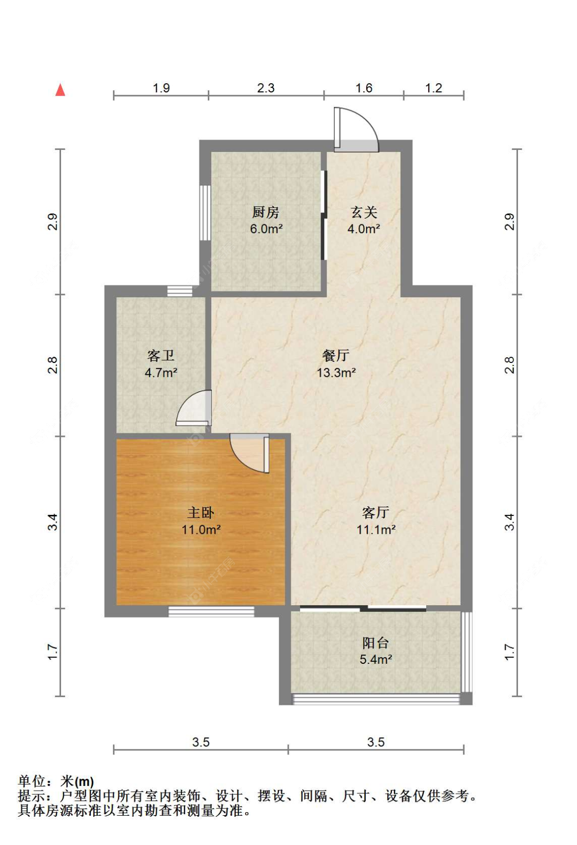 苏州江南十二府在售二手房源户型图_小牛看房