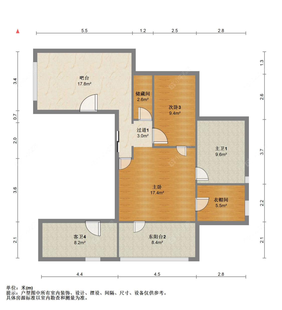 苏州清水湾(张家港)在售二手房源户型图_小牛看房