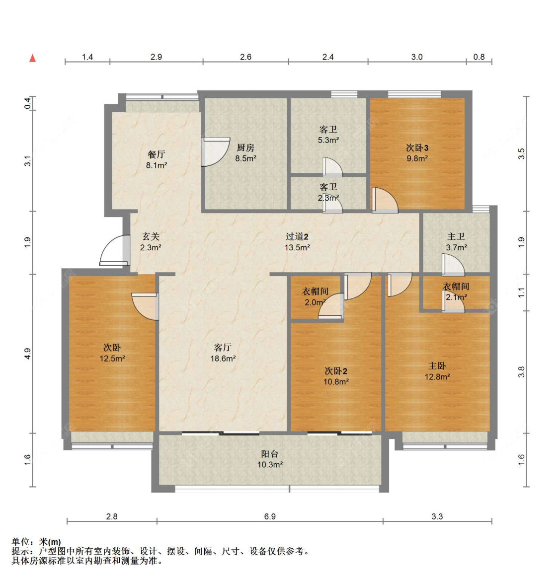 苏州祥生金麟府在售二手房源户型图_小牛看房