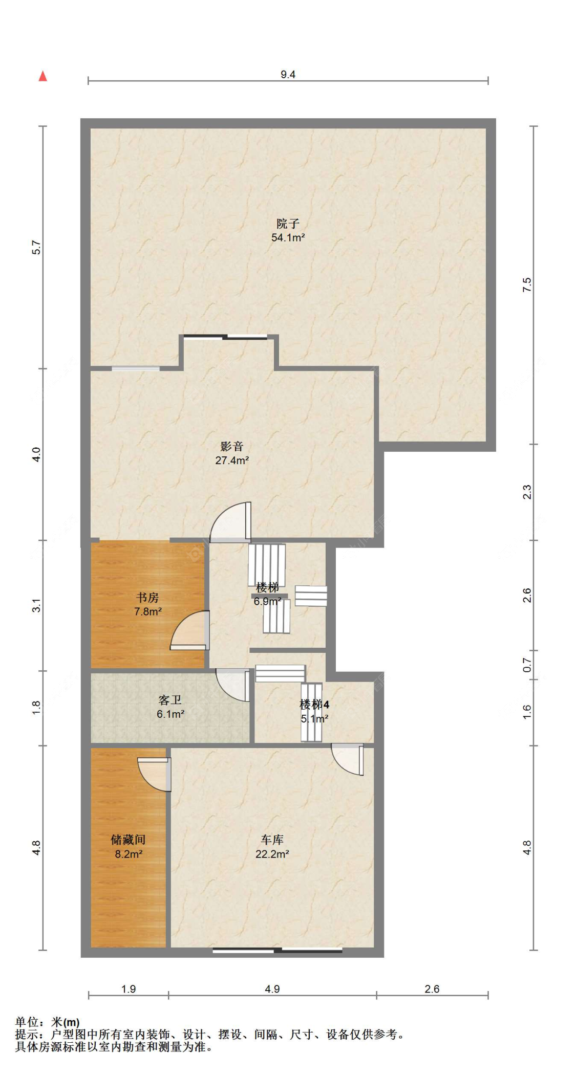 苏州香蜜湖公馆(别墅)东区在售二手房源户型图_小牛看房