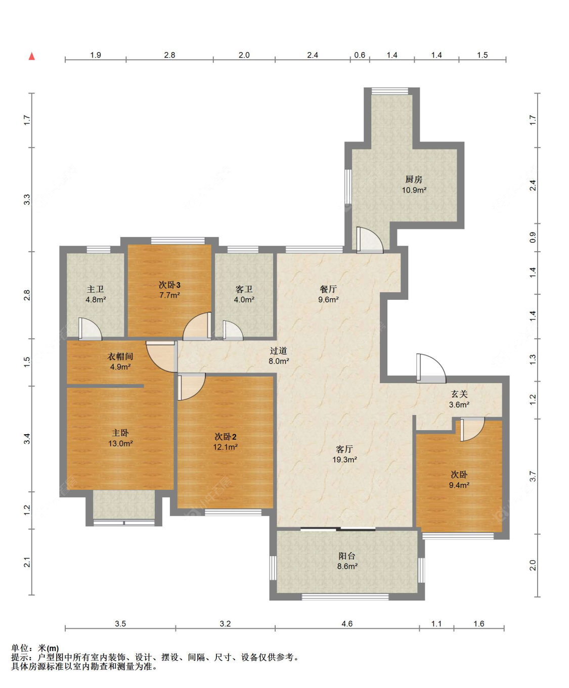 苏州世茂九溪墅(住宅)在售二手房源户型图_小牛看房