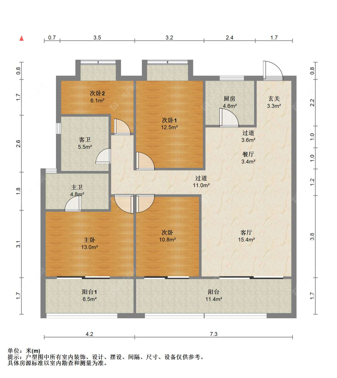 苏州建发御珑湾在售二手房源户型图_小牛看房