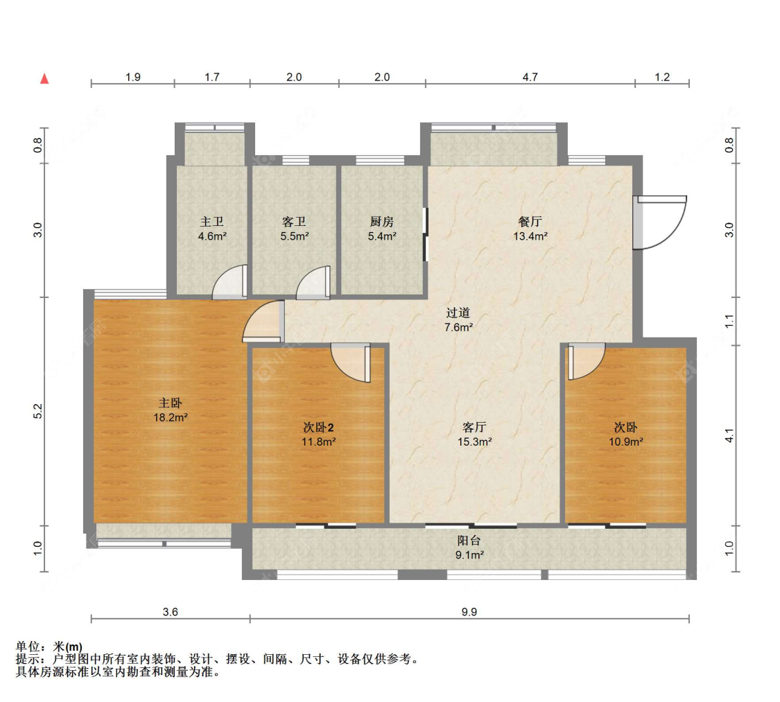 苏州绿地悦颂云庭在售二手房源户型图_小牛看房