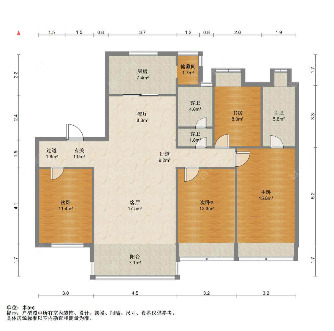 苏州碧桂园翡翠湾(一二期)在售二手房源户型图_小牛看房