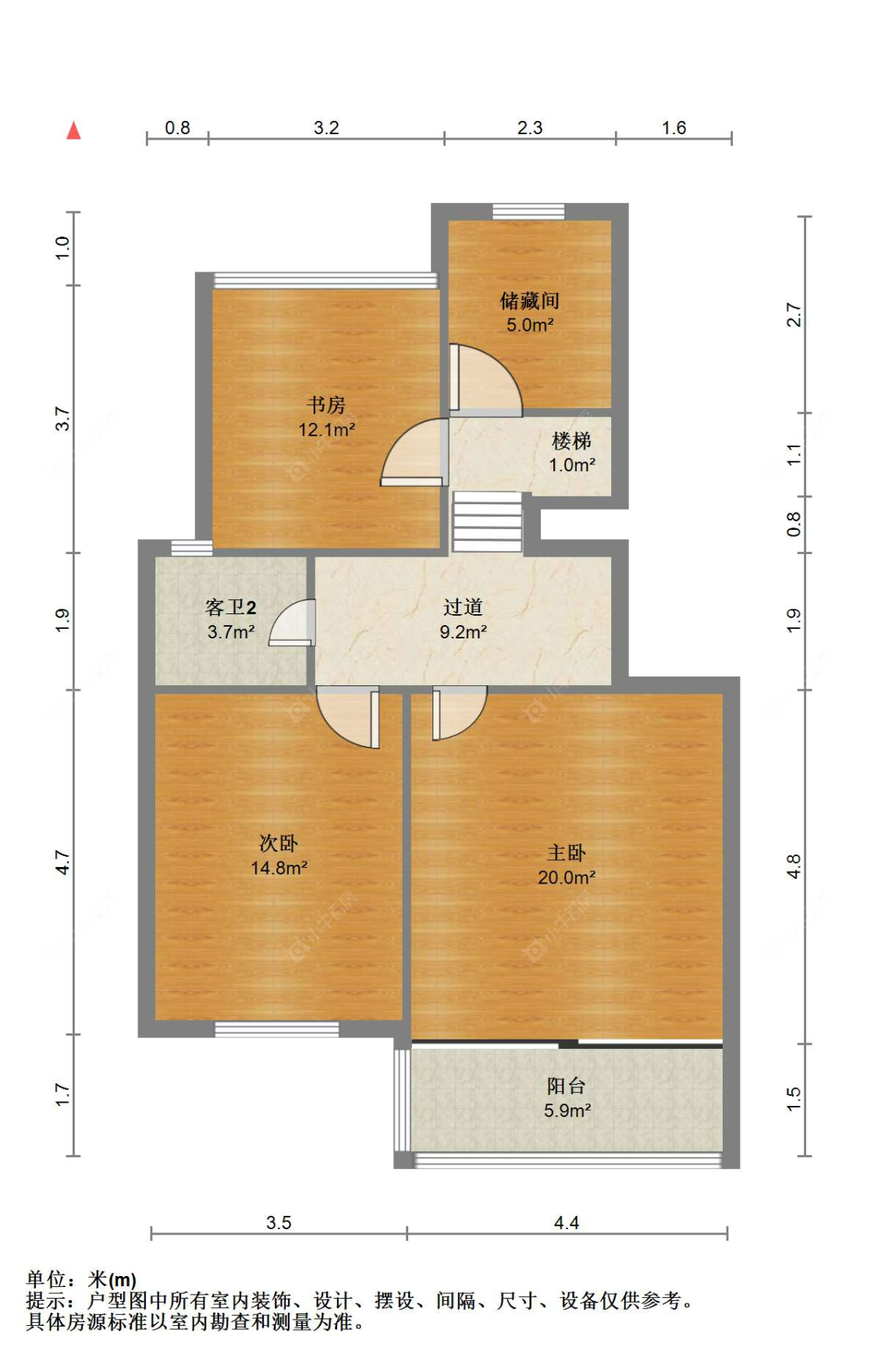 苏州前溪花园在售二手房源户型图_小牛看房