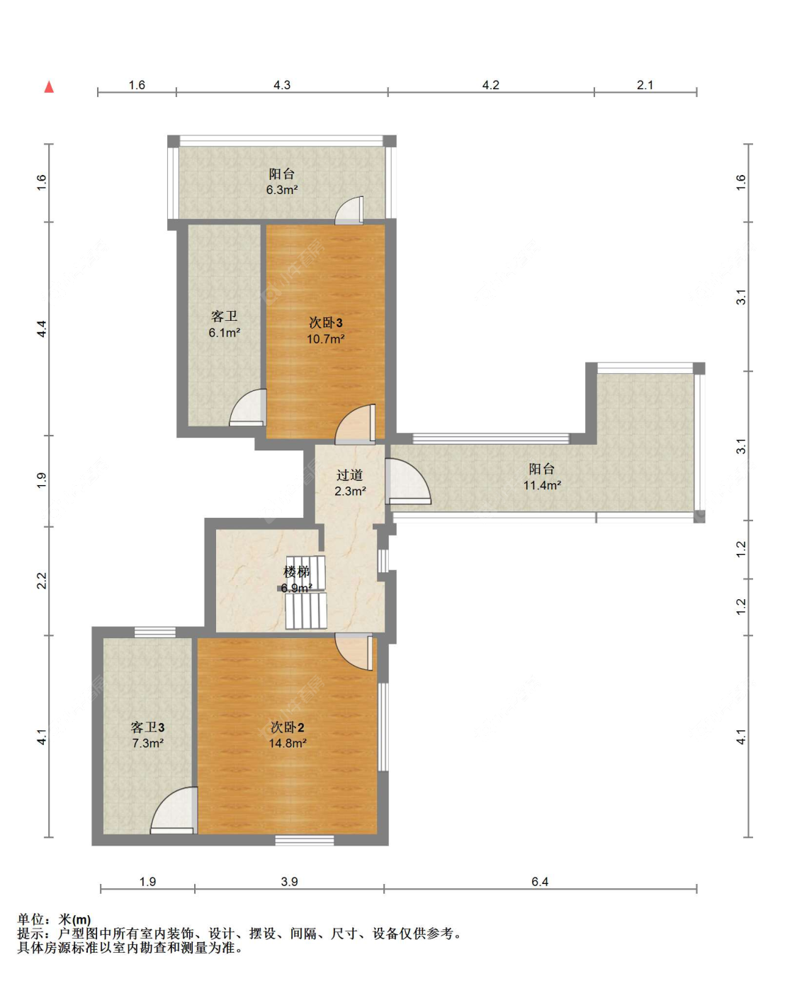 苏州世茂九溪墅(别墅)在售二手房源户型图_小牛看房