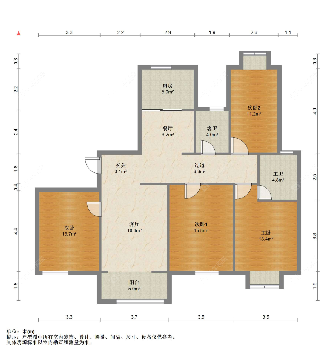 苏州新乘北苑四期在售二手房源户型图_小牛看房