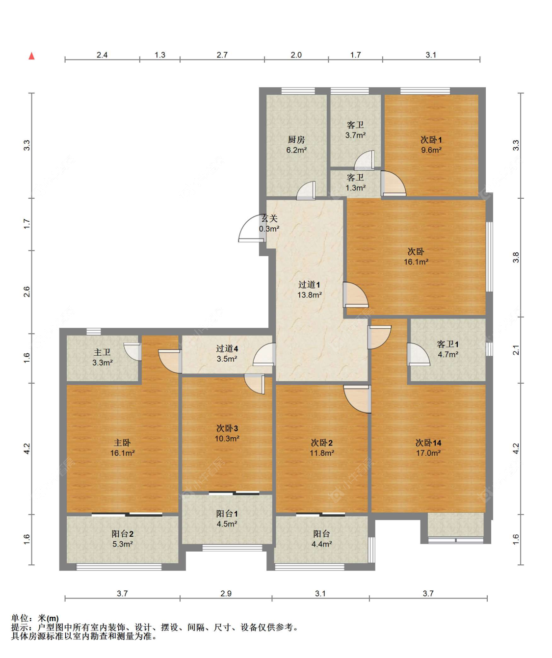 苏州金科廊桥美墅(别墅)在售二手房源户型图_小牛看房