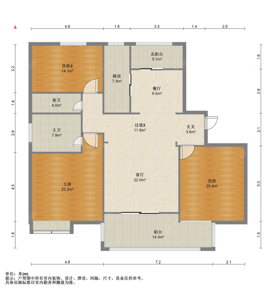 苏州甲江南在售二手房源户型图_小牛看房