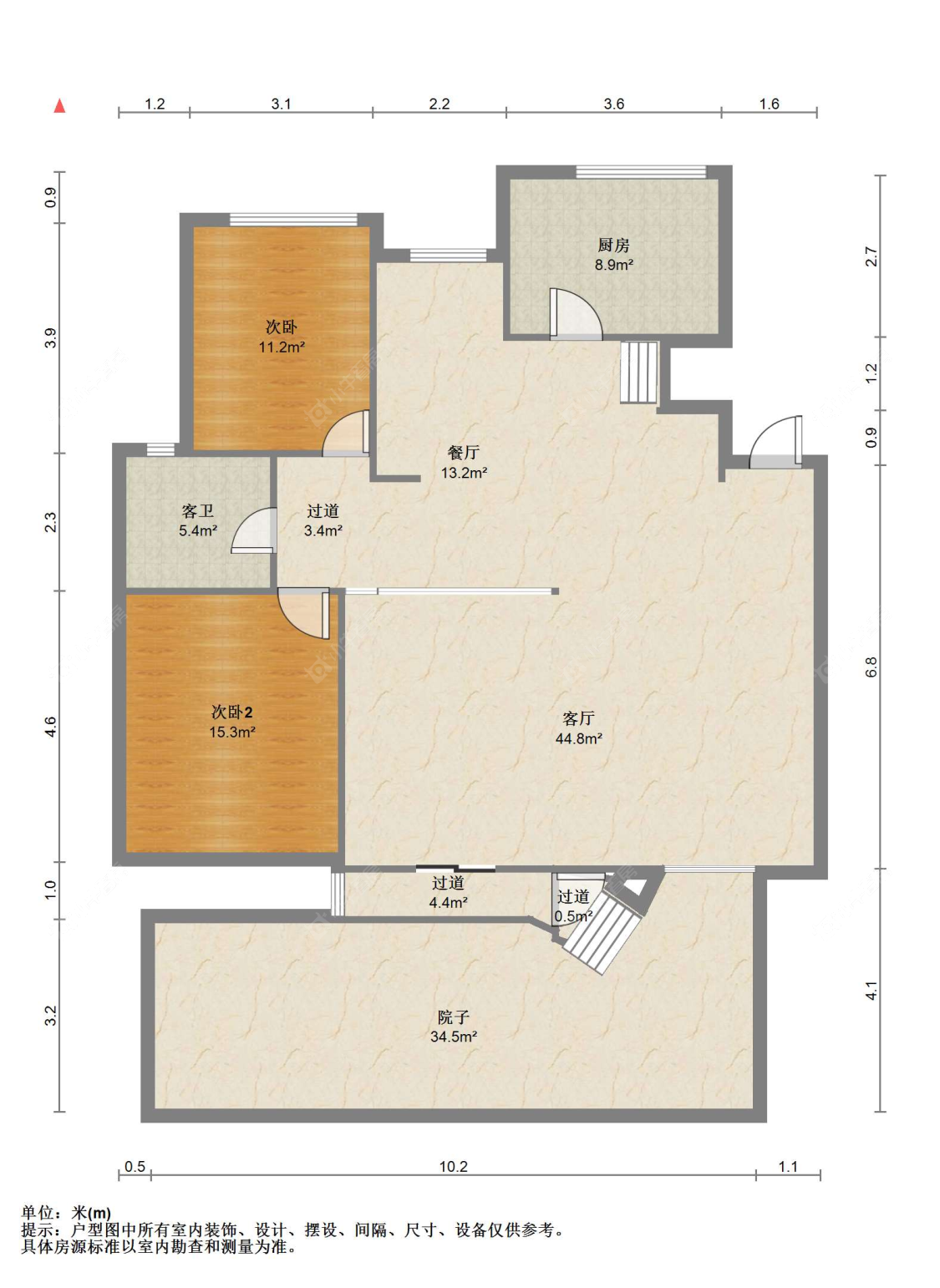 苏州翔和庭院在售二手房源户型图_小牛看房