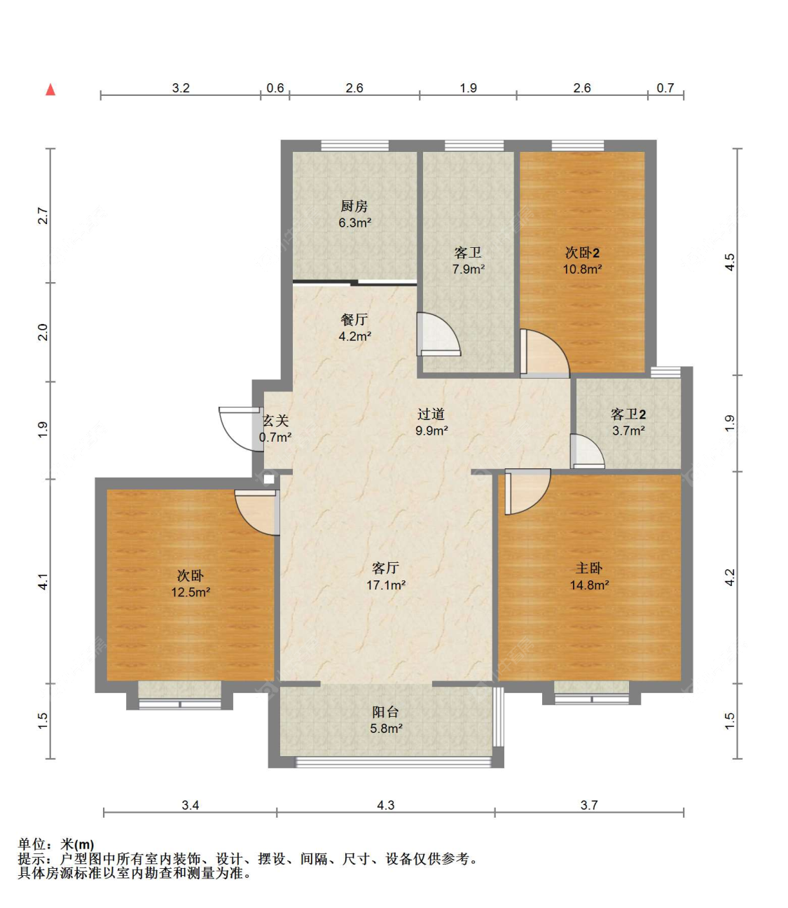 苏州范庄花苑在售二手房源户型图_小牛看房