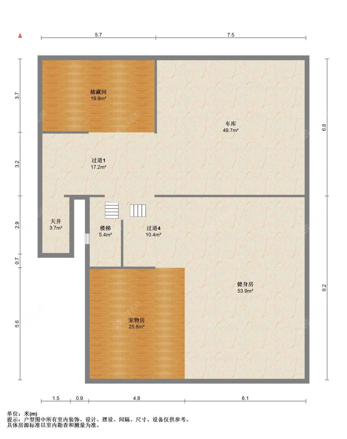 苏州世茂九溪墅(别墅)在售二手房源户型图_小牛看房